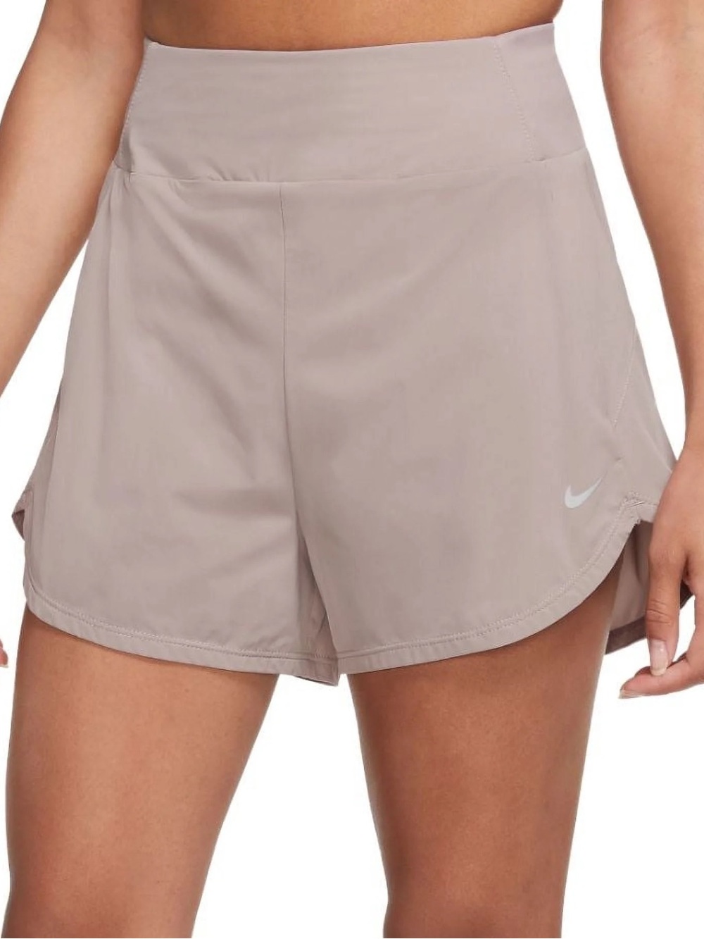 Nike Women's High-Rise Athletic Shorts - Taupe